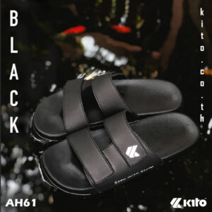 Kito รองเท้าแตะ AH61 สีดำ A รองเท้า รองเท้าผู้หญิง รองเท้าผู้ชาย