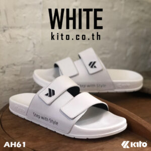 Kito รองเท้าแตะ AH61 สีขาว A รองเท้า รองเท้าผู้หญิง รองเท้าผู้ชาย
