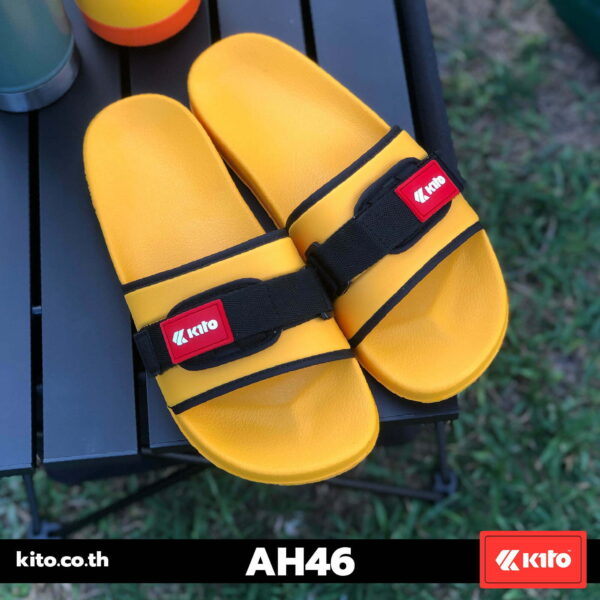 Kito รองเท้าแตะ AH46 สีเหลือง รองเท้า รองเท้าผู้หญิง รองเท้าผู้ชาย รองเท้าลำลอง