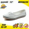 Mossono รองเท้าผ้าใบ MSCA6154 สีขาว A รองเท้า รองเท้าผู้หญิง รองเท้าแฟชั่น