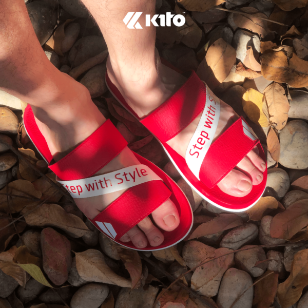 Kito รองเท้าแตะ AB15 Red รองเท้าผู้หญิง รองเท้าผู้ชาย รองเท้า
