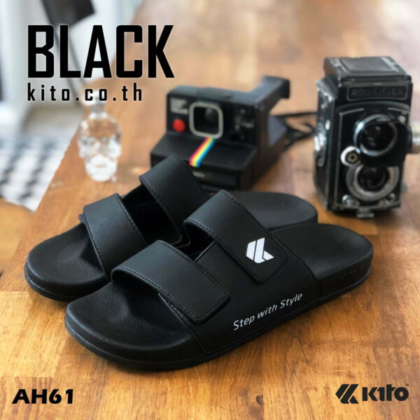 Kito รองเท้าแตะ AH61 สีดำ V รองเท้า รองเท้าผู้หญิง รองเท้าผู้ชาย