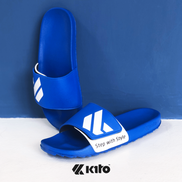 Kito รองเท้าแตะ AH68 สีน้ำเงิน รองเท้า รองเท้าผู้ชาย รองเท้าผู้หญิง