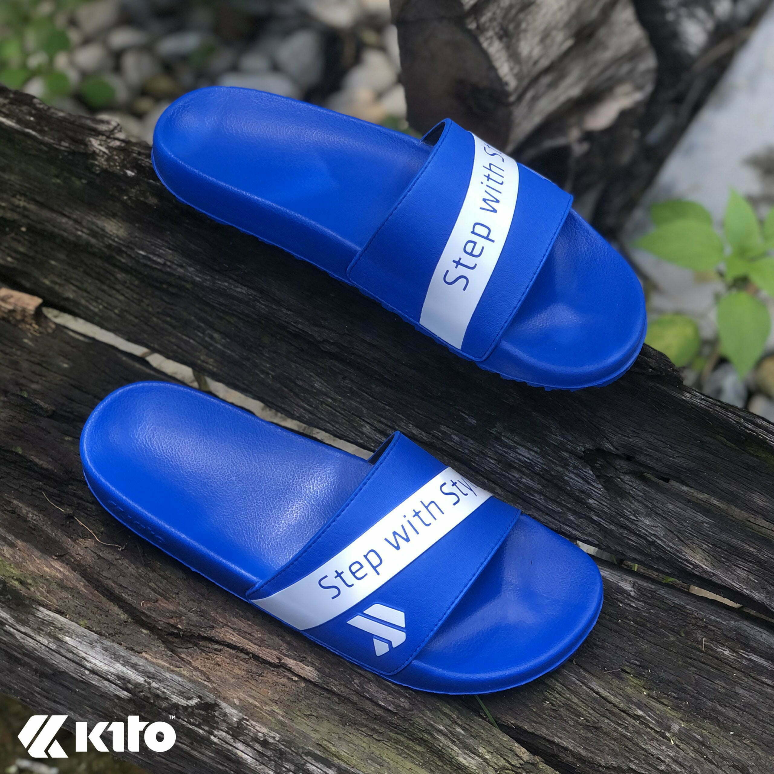 Kito AH73 รองเท้าแตะ รองเท้าผู้ชาย รองเท้า รองเท้าแตะแฟชั่น สีน้ำเงิน รองเท้าแตะผู้หญิง