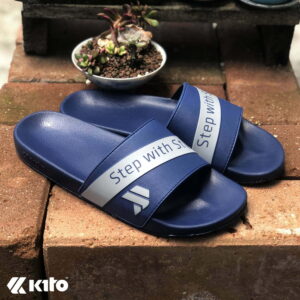 Kito AH73 รองเท้าแตะ รองเท้าผู้ชาย รองเท้า รองเท้าแตะแฟชั่น สีกรม รองเท้าแตะผู้หญิง