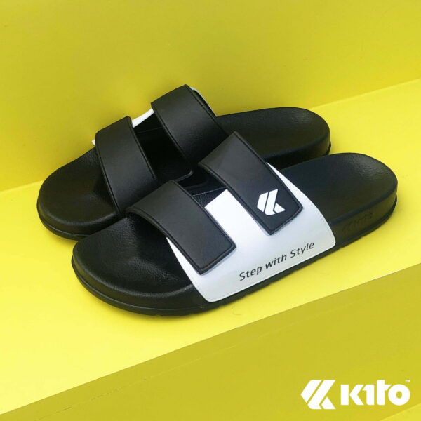 Kito Move TwoTone รองเท้าแตะ AH81 สีดำ รองเท้า รองเท้าผู้ชาย รองเท้าผู้หญิง