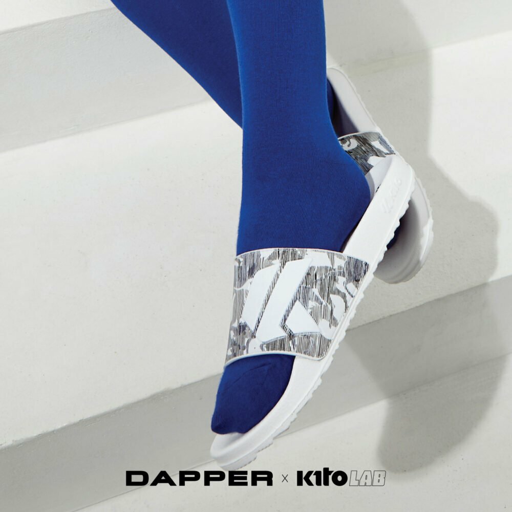 Kito Kito Dance DAPPERxKitoLAB AH76 รองเท้าผู้หญิง สีขาว รองเท้า รองเท้าผู้ชาย รองเท้าแฟชั่น