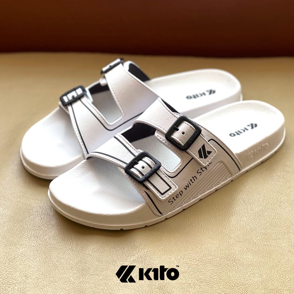 Kito AH123 White A รองเท้าแตะ